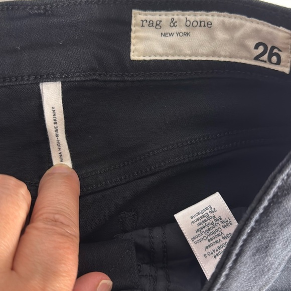 Rag & Bone New York Nina High-Rise Skinny Jeans Size 26 - Picture 6 of 11